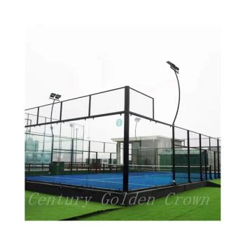 China Building High Quality Padel Padel Tennis Court Equipment Net Paddel Tennis Court - Beijing Century Golden Crown Sports Facilities Engineering Co., Ltd. - China