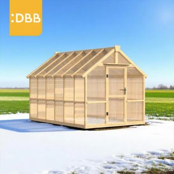Modern 6FT 4FT Gable Garden Greenhouse Garden Tools Easy Installation Wood Rodent Proof Double Door Garden Buildings Outdoor - Zhejiang Dibibi Technologies Co., Ltd. - China