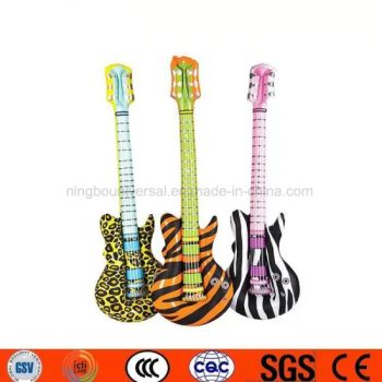 Advertising Logo Printed Inflatable Musical Instruments Guitar Toys for Party Decoration - NINGBO UNIVERSAL CRAFT CO., LTD. - China