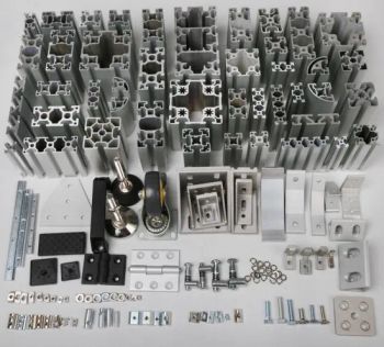 T-Slot CNC Milling C-LED Frame 4040 Aluminum 12.9 Round DIN Polishing Silver 10x9 1Y MOQ10 - SHANGHAI COMMON METAL PRODUCTS CO., LTD. - China
