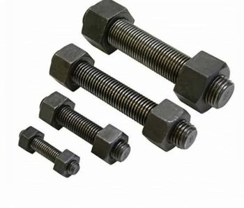 Material: Carbon Steel Broaching B7 studs 193 Nuts 2H Shape Round Nut Type Broaching Material Carbon Steel for more info - Good Luck Traders - India