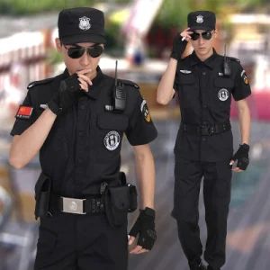 High Quality Summer Guard Uniform Supplier Wholesale Black Private Security Uniforms Summer Clothing - Wuhan TACEAG Garment Co., Ltd. - China