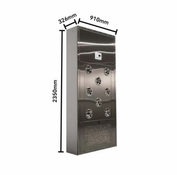 High Efficiency Stainless Steel Air Shower Featuring HEPA Filter Air Cleaning Equipment for Cleanroom Dust Free Environments - Jiangsu Jingshi New Purification Technology Co., Ltd. - China