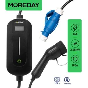 40 AMP Level 1 2 EV Portable Car Charger Home Charging Station for Electric Vehicle Range 25 Foot 220V Extension EV Charging Cable with NEMA 14-50 Wall Char - Mindian Electric Co., Ltd. - China