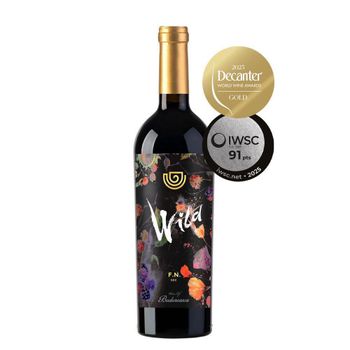 Wild Feteasca Neagra 2023 14%Alc still dry wine Color Dark Ruby Red Shelf Life Unlimited Variety Fetească Neagră Aftertaste Long And Velvety - S.C. Viile Budureasca S.R.L. - Romania