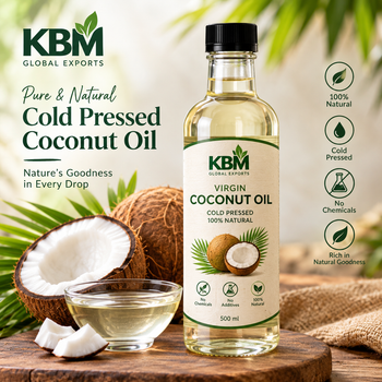 Fresh coconut, could press coconut oil, virgin coconut oil - KBM GLOBAL EXPORTS - India