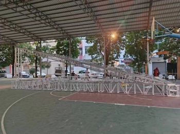 Spigot DJ Stage Aluminum Truss Square Truss Outdoor Stage Light Stand - Pizhou Jiemu Import and Export Trade Co., Ltd. - China