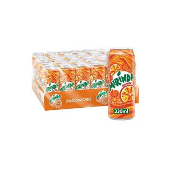 Mirinda Soft Drink - Orange Flavour Can Multipack 12x330 ml - N.G westen holding B.V - Netherlands