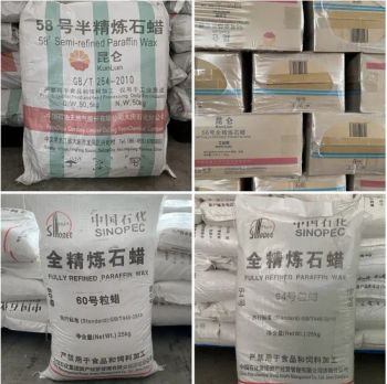 Kunlun Fully Refined Paraffin Wax 58 for Precision Casting/Candle CAS 8002-74-2 - Shandong Rhine River International Trade Co., Ltd. - China