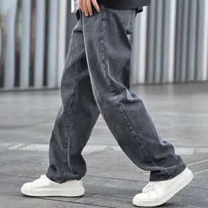 Soft Mens Denim Jeans Trendy Clothing Casual Wide Leg Cargo Pants - G-TOP GARMENTS CO., LTD. - China