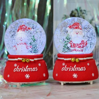 Hot Sale Crystal Ball Music Box for Christmas Color Red Trademark CY Origin China Model NO. CYC01 Material Crystal HS Code - Quanzhou Changyi Crafts Gifts Limited - China