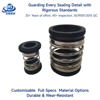 China Manufacturer Factory Outlet OEM/ODM 560d Pump Seal Sprung Metal Sewage Pumps Submersible Pump Chemical Pumps Double Face Pump Mechanical Seal - Zhejiang Hongmi Technology Co., Ltd. - China