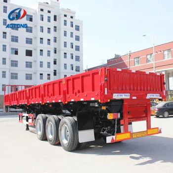 3 Axle 4 Axle 50ton Cargo Transport Sidewall Semi Trailer Fence Cargo Semi-Trailers for Sale - SHANDONG JUYUAN AUTOMOBILE TECHNOLOGY CO., LTD. - China