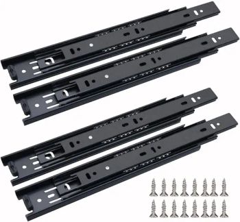 Manufacturing Drawer Channel Slide Soft Close Telescopic Slide Rail Push Open Full Extension Channel Rails Slides Drawer Side - Ganzhou Your Tool Metal products Co., Ltd - China