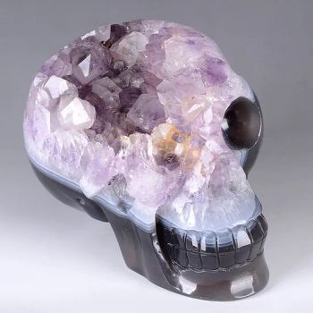 Natural Geode Amethyst Carved Crystal Ornament Stone Carving 9Z25  - Guangzhou Mineralbiz Trading Co., Ltd. - China