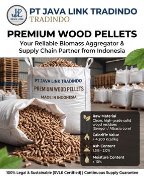 Premium Wood Pellet (Wood Biomass Fuel) from PT Java Link Tradindo Premium Wood Pellet (Wood Biomass Fuel) – product photo, Chemicals products found from trusted suppliers, wholesalers, manufacturers & exporters Listing