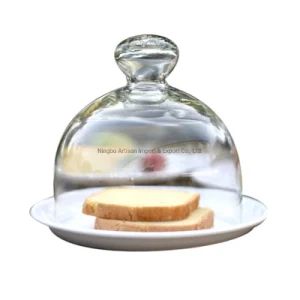 Glass-Covered Metal Iron Food Dessert Preservation Serving Tray - Ningbo Artisan Import & Export Co., Ltd. - China