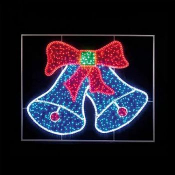 Waterproof Christmas Garland Hanging Decoration Bell Tree Star Motif Lights - Zhongshan Vision Lighting Company - China