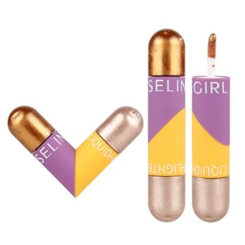 Seline Girl 5ml+5ml Dual Tube Fix Matte Eyeshadow Highlighter - Shantou Manfen Cosmetics Co., Ltd. - China