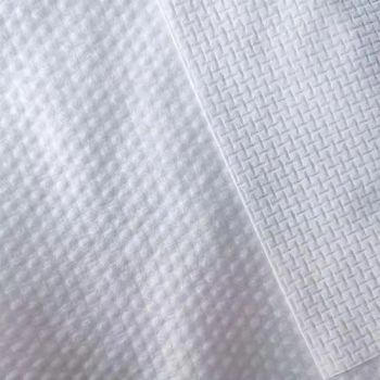 High Quality Non-Fluorescent Smell Lint-Free 100% Viscose Ef Patterns Spunlace Non-Woven Fabric with Copper Ion Anti-Virus - Haorui Tech Co., Ltd. - China