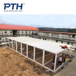 Pth Prefabricated Flatpack 20 FT Modular Hotel Sandwich Panel Office Container Construction Site Container Mobile Office - Zhejiang Putian Integrated Housing Co., Ltd. - China