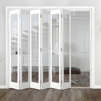 Impact Exterior Accordion Bifold Doors Aluminium Patio Doors Glass Folding Foldable Modern Folding Door - FOSHAN SUNRAY WINDOWS LIMITED COMPANY - China