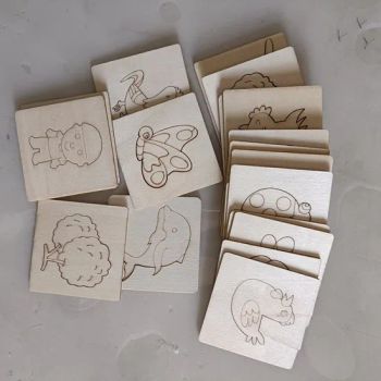 Kids Montessori Wooden Drawing Stencils Kit Drawing Board Toys Coloring Puzzle Arts Crafts Set Educational Toys for Children - Zhuhai Duoleimi Technology Co., Ltd. - China