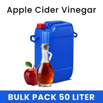Apple Cider Vinegar Filtered Vinegar 50L (Dr.Patkar's) Acidity 5% Type Liquid Form Liquid Size 50 Liter Barrel Shelf Life 24 Months - Natures Shopy - India