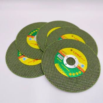 Steel Cut off Wheel Cutting Disc Abrasive Green Color 4inch OEM Accepted Origin China Model NO. T41 Trademark LOMA Grain Size - Yongkang Hesong Abrasive Co., Ltd - China