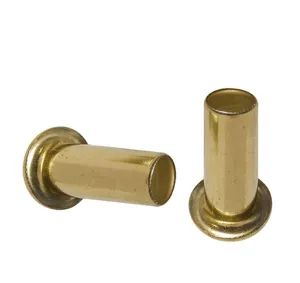 Custom Decoration Fabric Cloth Metal Eyelets Long Feet Gold Plated Premium Durable Brass Eyelets - Dongguang D&G Industrial Co., Ltd. - China
