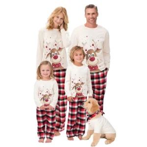 Christmas Pajamas for Family Matching Cute Long Sleeve Sleepwear - Sungnan Import & Export Co., Ltd. - China