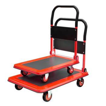 Steel Rubber Nylon Polyurethane Mobile Hand Platform shopping Medical Assembly Transport Trolley - Hengshui Haoye Co., Ltd. - China
