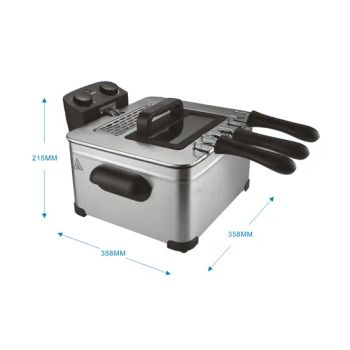 2000W New Design Electric Potato Oil Deep Fryers for Home Power 2000W Origin China Usage Household Capacity 4L/4.5L Model NO. - Zhejiang Haoda Electrical Appliance Co., Ltd. - China