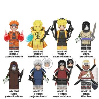 Miriat Building Blocks Sasuke Kakashi Akatsuki Bricks Anime Mini Action Figures Heads Assembly Toys Kids Birthday Gifts - Dongguan Kunhong Plastic Products Co., Ltd. - China