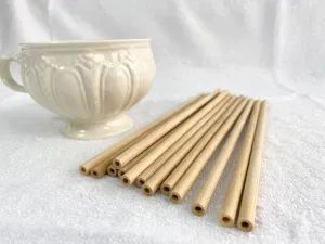High Quality Biodegradable Bamboo Drinking Straws in Bulk Label Logo Factory Direct - Anhui Hongye Group Ecological Bamboo Fiber Technology Co., Ltd. - China