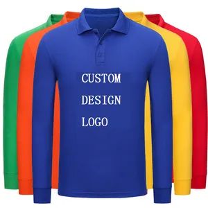 Mens Apparel Colorful Plus Size Long Sleeve Cotton Polo Shirts - Xiangshan Zheyu Clothing Co., Ltd - China