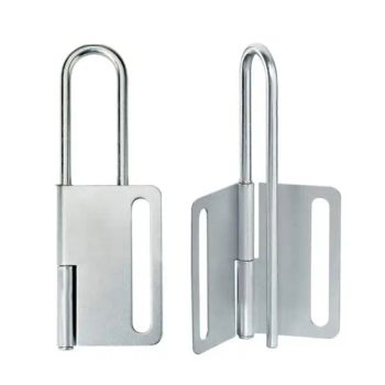 Industrial Strength Steel Lockout Hasp for Safety Compliance Color Silver OEM Accepable Model NO. M-D32 Trademark QVAND Service OEM - Zhejiang Quandun Imp & Exp Co., Ltd. - China