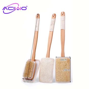 Loofah Long Handle Bath Brush Pig Bristle Bath Brush Exfoliating Back Scrubber Bathroom Bathing Tool Exfoliating Towel (20081) - Audit Report - China