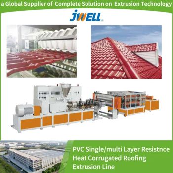 Jwell Efficient Jwell PVC Roofing Extruder Machinery for Fast Output/Plastic Making Machine/Plastic Extruder/PVC Production Line - Jiangsu Jwell Intelligent Machinery Co., Ltd. - China