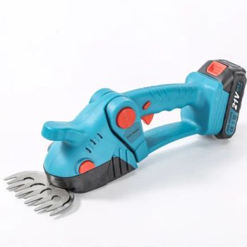 High Quality Garden Shrub Shears Clipper Garden Lawn Care Tool Cutter Electric Small 2 in 1 Grass Shear Cordless Hedge Trimmer - Ningbo Zhixin Metal Product Co., Ltd - China