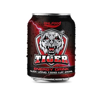 Hot Sale Premium Quality 250ml Tiger Energy Drink from Vietnam Supplier Good Choice Best Brand - ACM FOOD COMPANY LIMITED - Vietnam