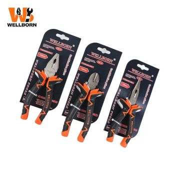 Multifunctional a-002 Large-Ear Handle Needle Nose Combination Pliers for Agricultural Machinery Repair - Wellborn Tools - China