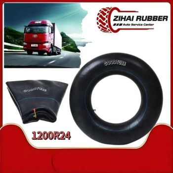 Manufacture in Qingdao Truck Tire OEM Original TBR Tractor Tyre Tube 1200r24 1200-24 Innertube Butyl Rubber Inner Tube Km24 - Pingdu Zihai Rubber Manufactory - China