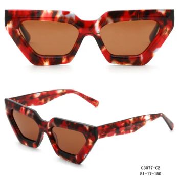 Customization Lenses Color Full Frame Women Luxury Acetate Sunglasses for Daily Life - Wenzhou Youge Eyewear Co., Ltd. - China