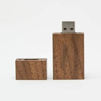 Wood Flash Drives 32GB, USB 3.0 Walnut Wood USB Thumb Drives Style USB Origin China Trademark No Speed High Speed Open Style Custom - Fortune Port Electronics Limited. - China