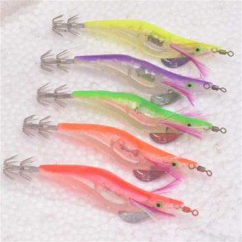 12 28g 17 94G 21 64G LED Flash Light Shrimp Lure Squid Hook Octopus Jigs Luminous Bionic Fishing Lure - Henan Tenfeng Technology Co., Ltd. - China