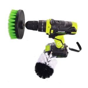 3.5 Inch Single Ball Power Drill Brush for Cleaning Corner Style Round Shape Round Origin China Trademark WDJ Size 3.5inches - Anhui Huanmei Brush Co., Ltd. - China