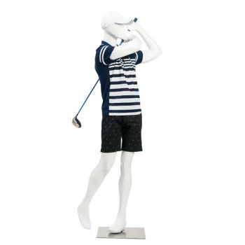 Hot Sale Clothing Store Muscular White Golf Mannequin Fitness Full-Body Mannequin - Quanzhou Hexing Display Products Co., Ltd. - China