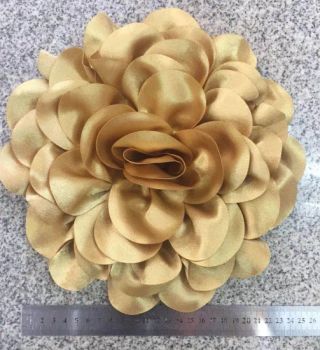 25cm Artificial Flower Satin Flower Decoration Garment Accessories - Marigold Garment Accessories Co., Ltd. - China