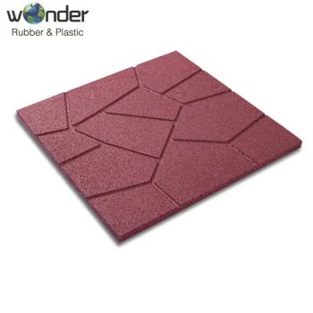 Outdoor and Indoor Horse Barns Rubber Pavers Dog Bone Type Rubber Flooring Horse Stable Pathway - Wonder Rubber & Plastic Co., Ltd. - China